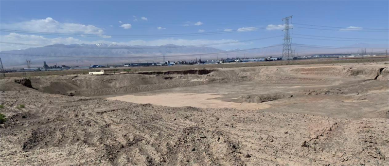 玉门东镇一般工业固体废弃物填埋场（二期）项目场区全景_副本.png